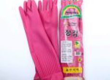 Găng tay gấp nếp 9 - màu hồng - Găng Tay Cao Su Cầu Vồng A - Công Ty TNHH Sản Xuất Thương Mại Dịch Vụ Sắc Cầu Vồng A